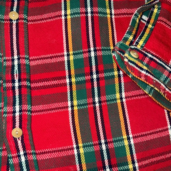 VINTAGE RUGBY RALPH LAUREN CAMPUS CLASSICS HEAVY FLANNEL POLO STADIUM BEAR SKI - Picture 3 of 5